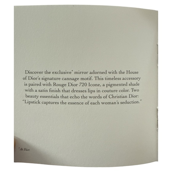 Dior NIB Compact Mirror and Rouge Lipstick with box - Picture 6 of 8